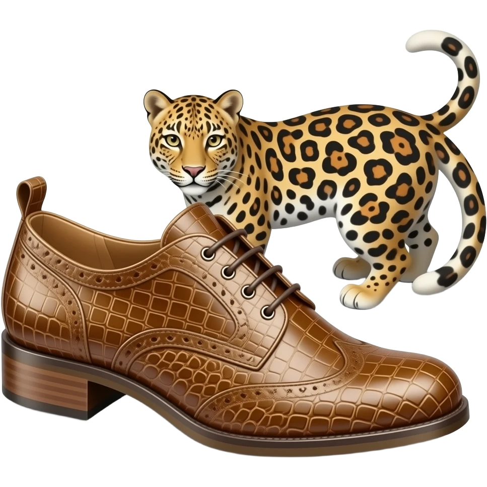 LEOPARD PRINT CROC SHOE emoji