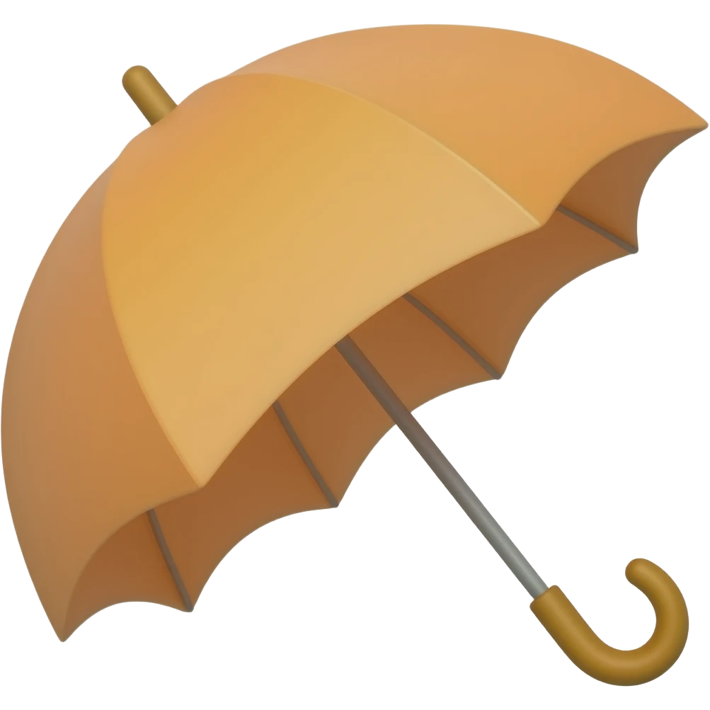 orange umbrella emoji