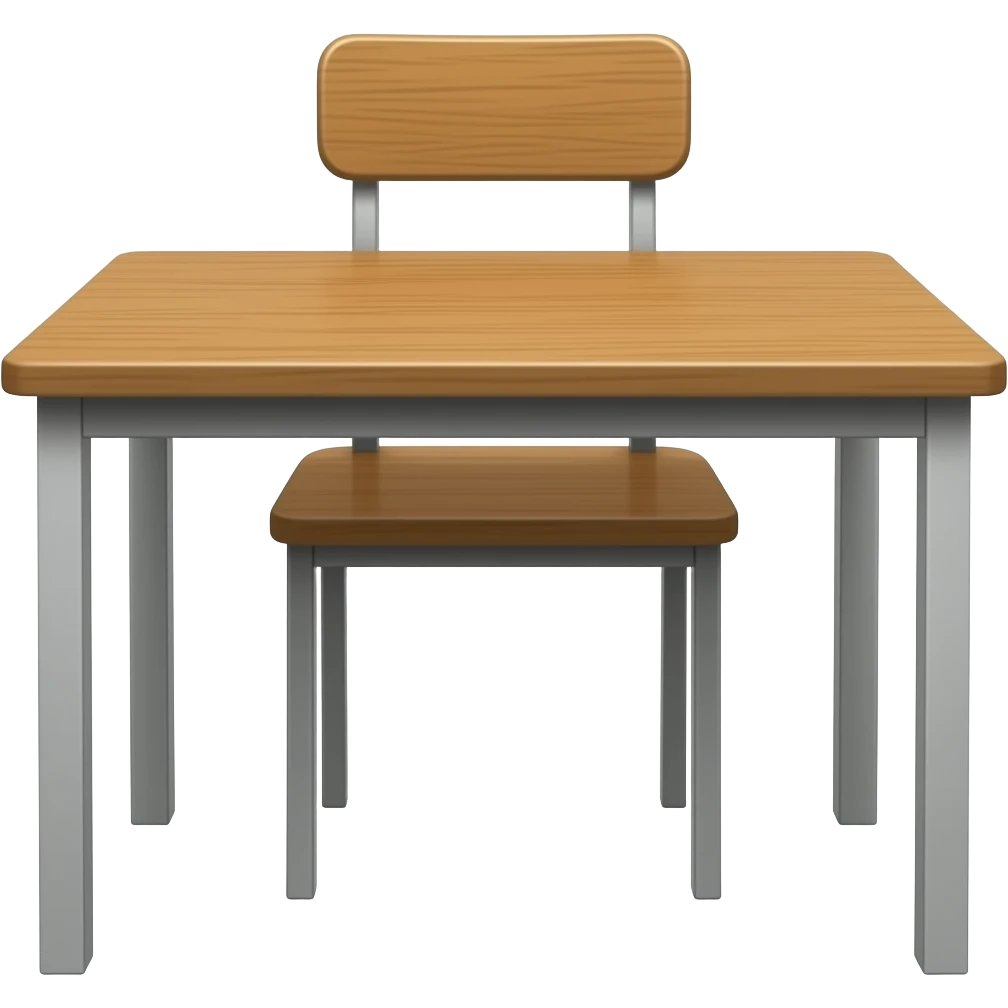 a table that is long and there is nothing there not a fork or anything else with chair emoji