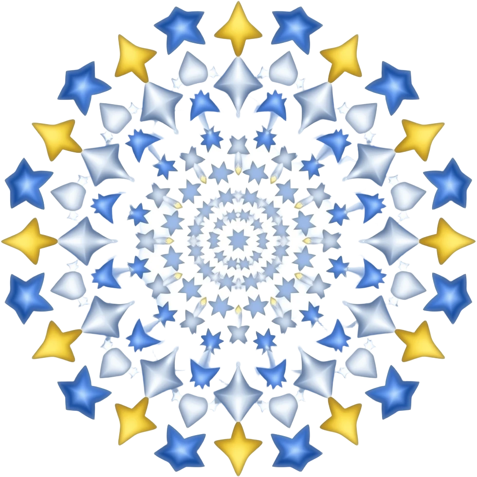 Dizzy Stars Circle emoji