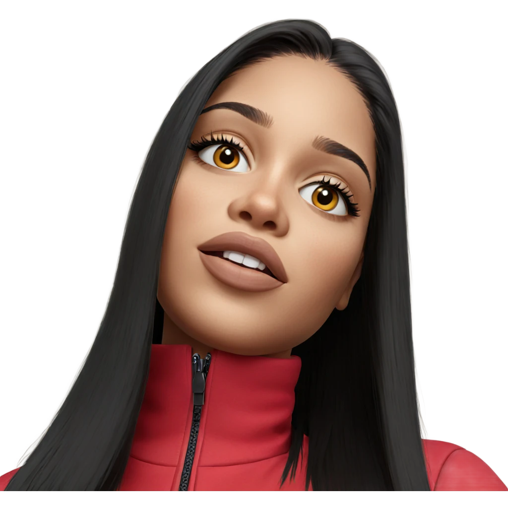 realistic portrait of girl emoji