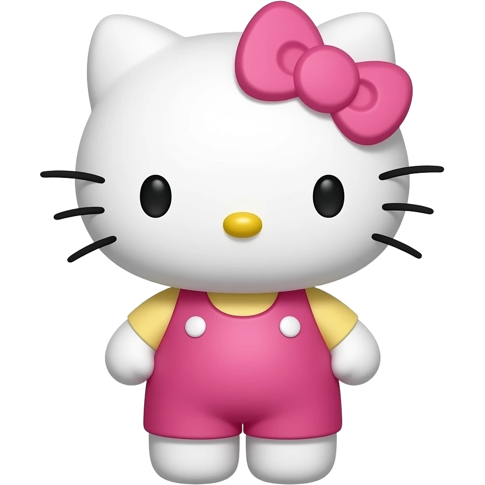 Pink hello kitty emoji