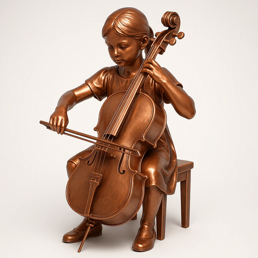 girl playing cello emoji