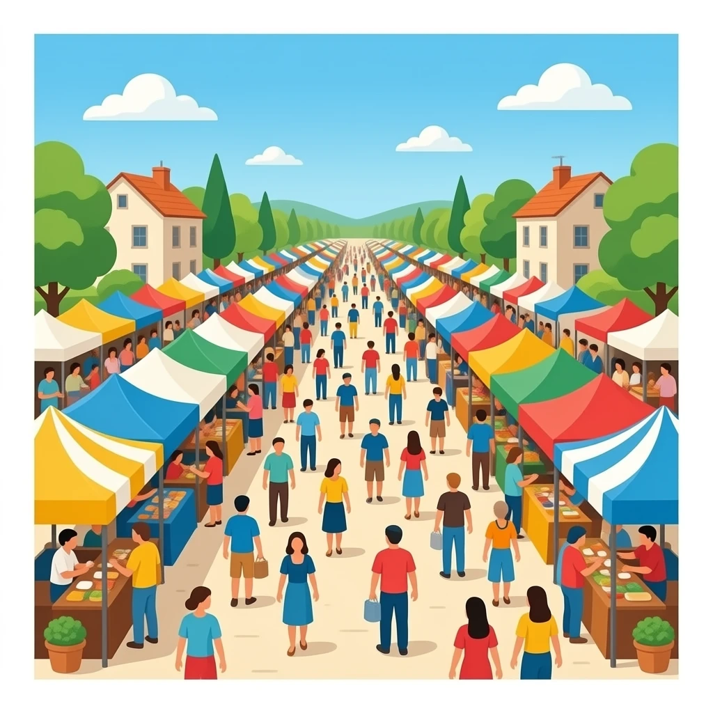 Mercado saturado (muchos iguales) emoji