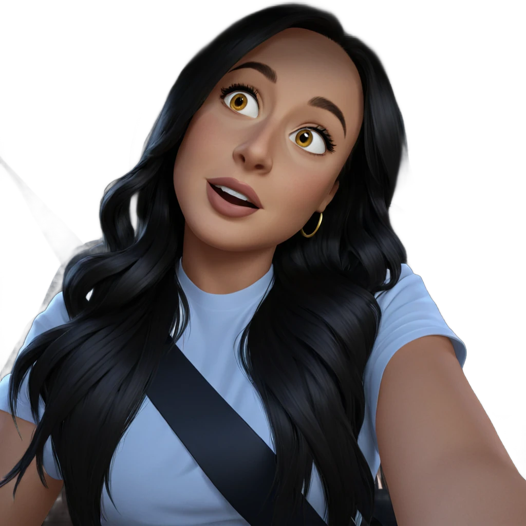 selfie in a car emoji
