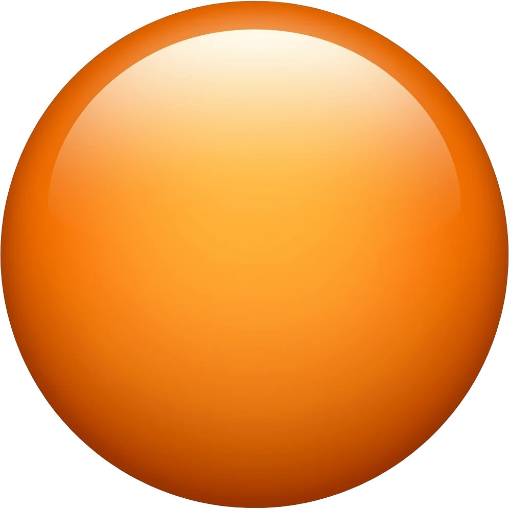 orange circle emoji