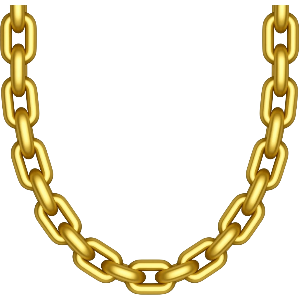 gold chains emoji