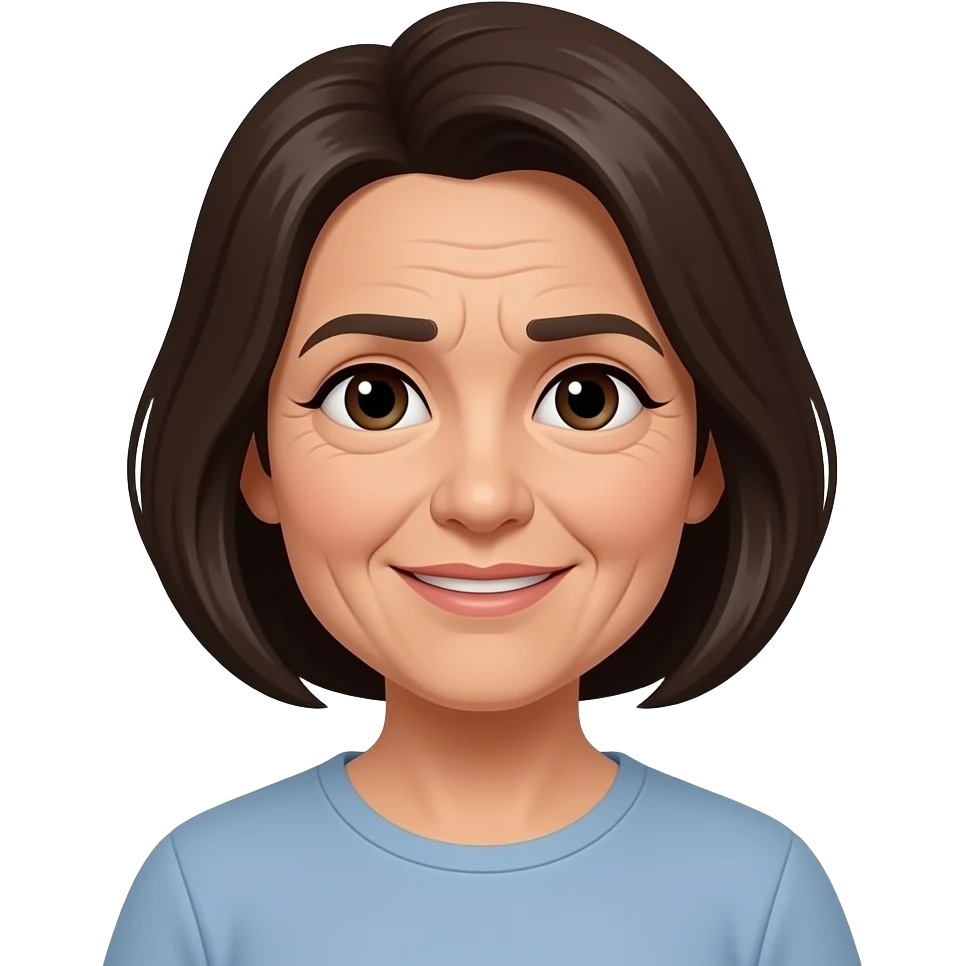 adult female with wrinkles emoji