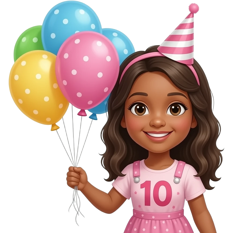 BIRTHDAY BALLOON MADISON'S 10TH BIRTHDAY emoji