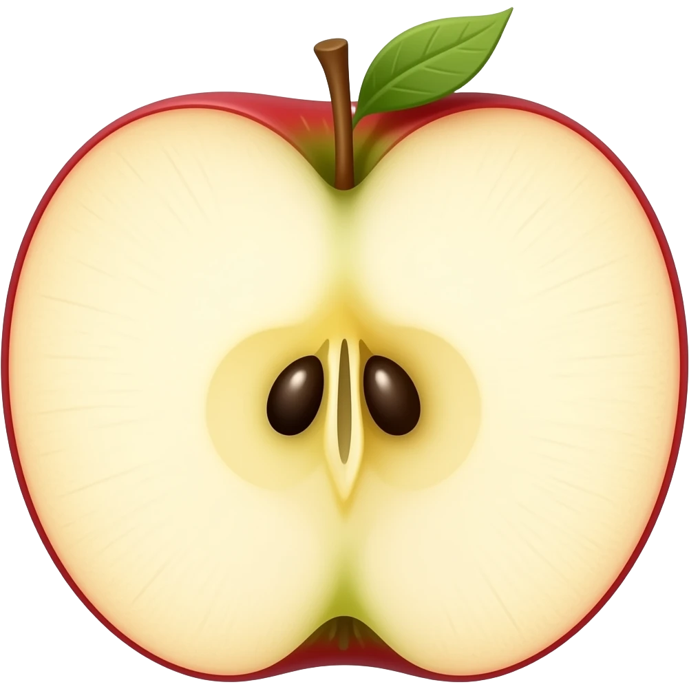 chopped apples emoji