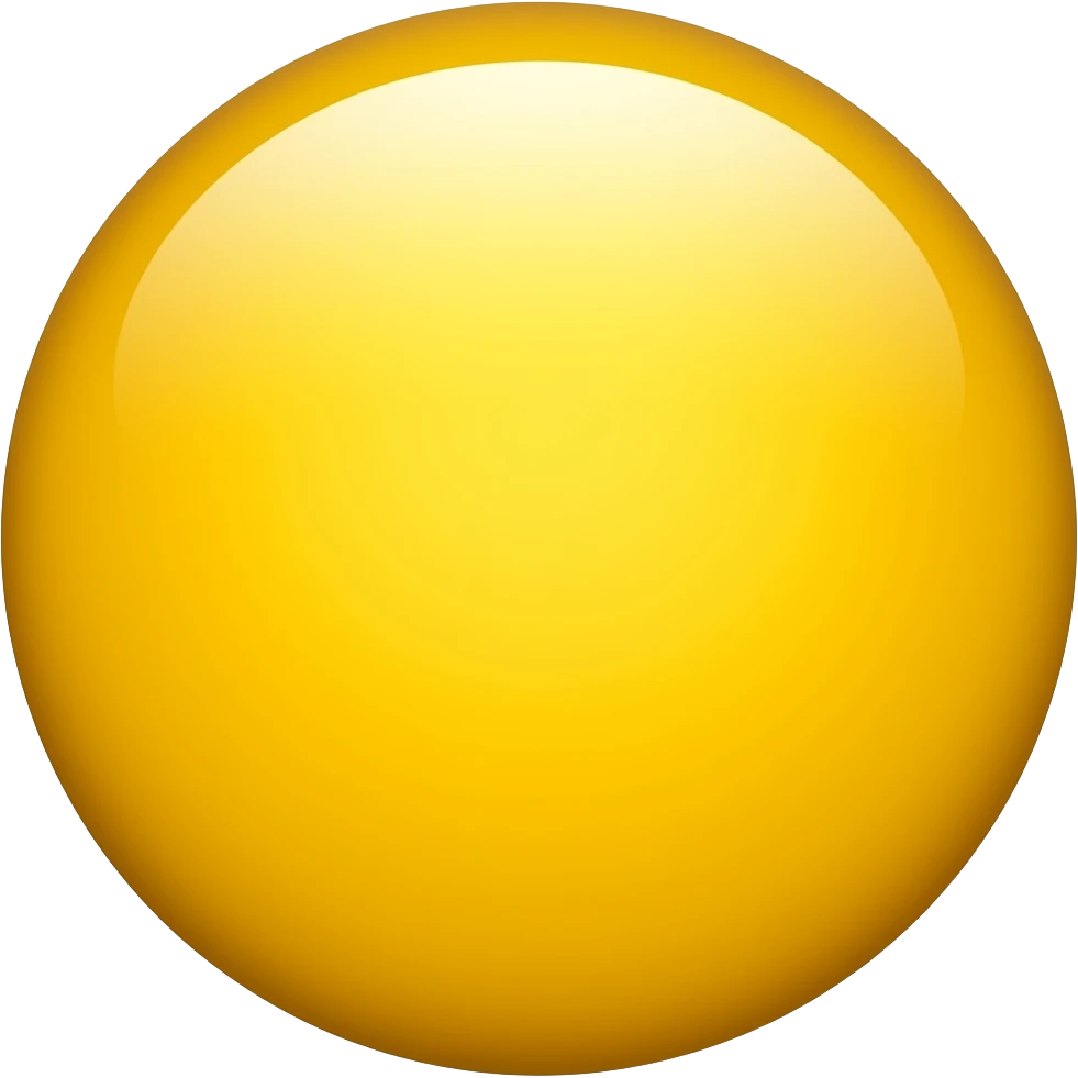 Yellow Circle emoji