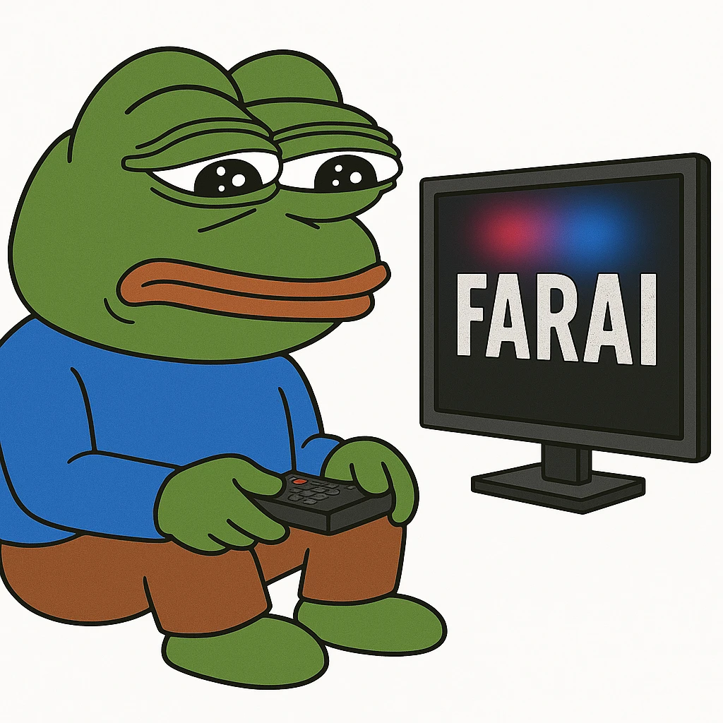 sukurk kad žiuri Farus 3D baltu fonu emoji