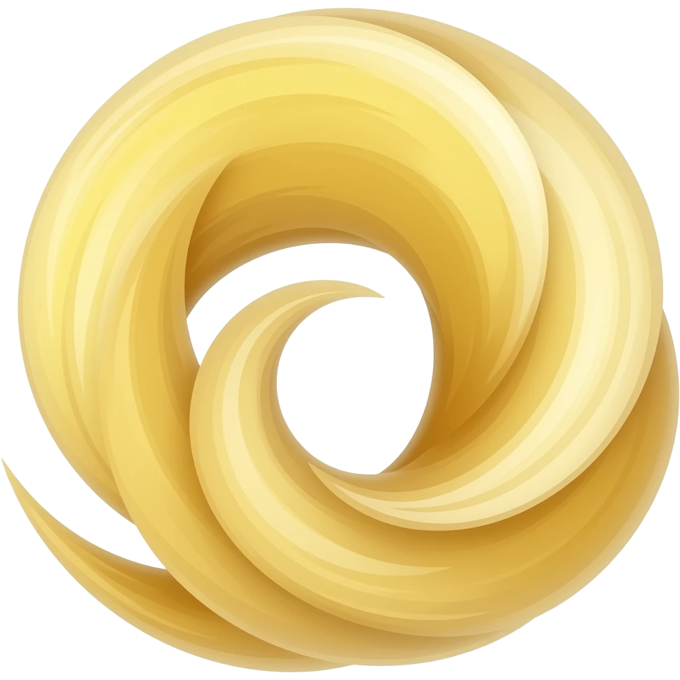 On singular blonde curl emoji