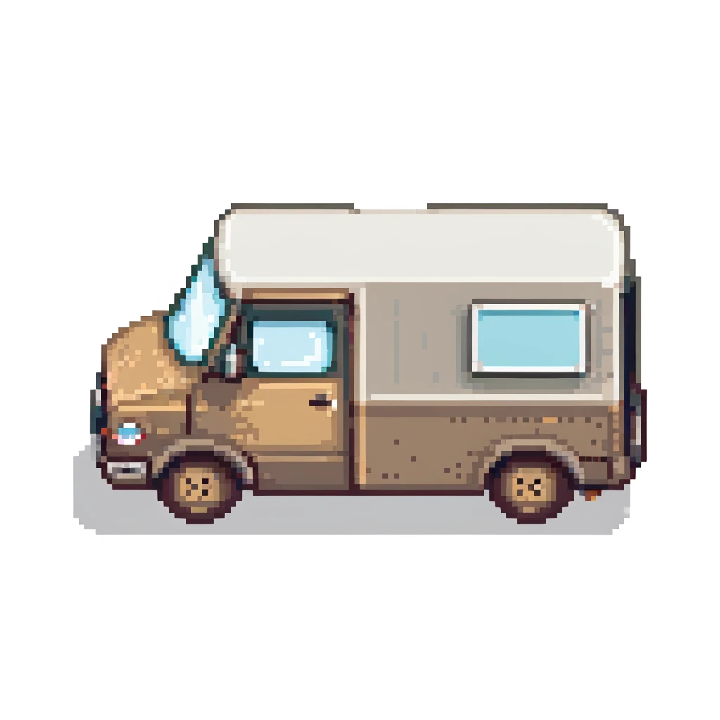 courier truck, side view emoji