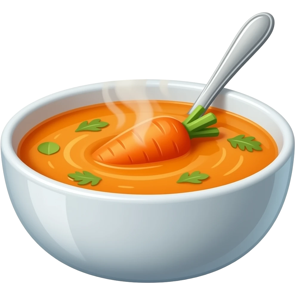 Carrot soup emoji
