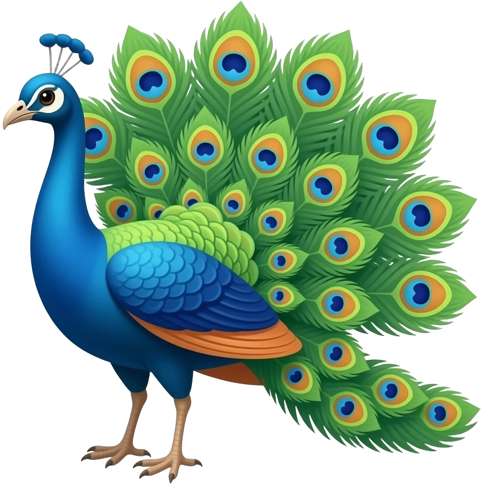 Peacock faith emoji