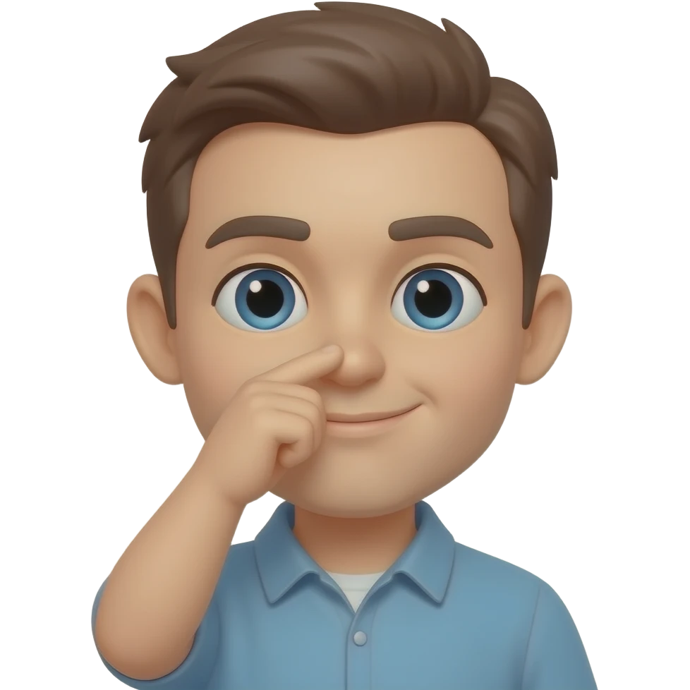 emoji picking his nose emoji