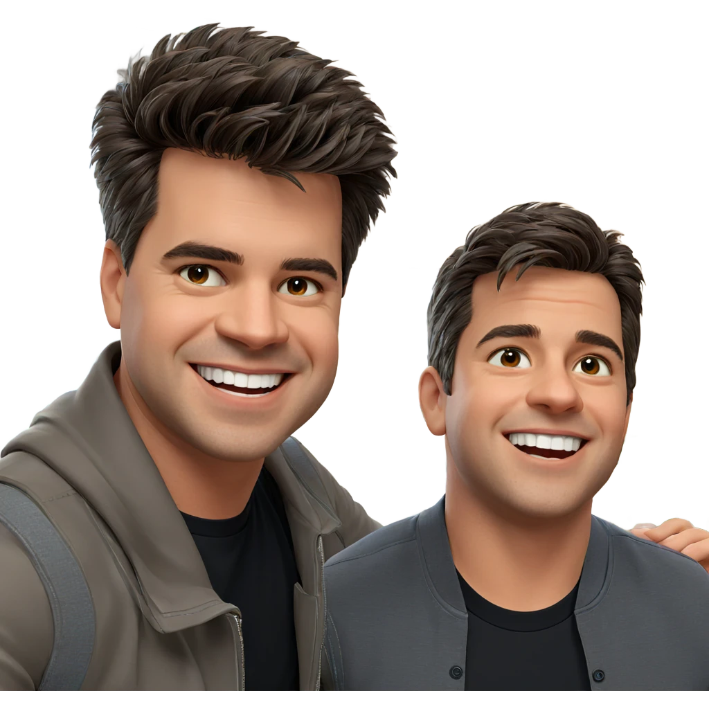 boys having fun indoors emoji