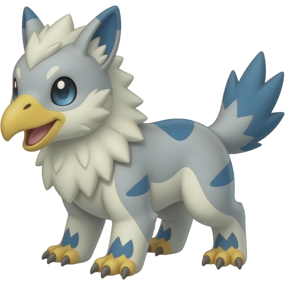 Ory-Vernid-Fionbri-Renamon-Pokémon-Fakémon-hybrid-animal-creature emoji