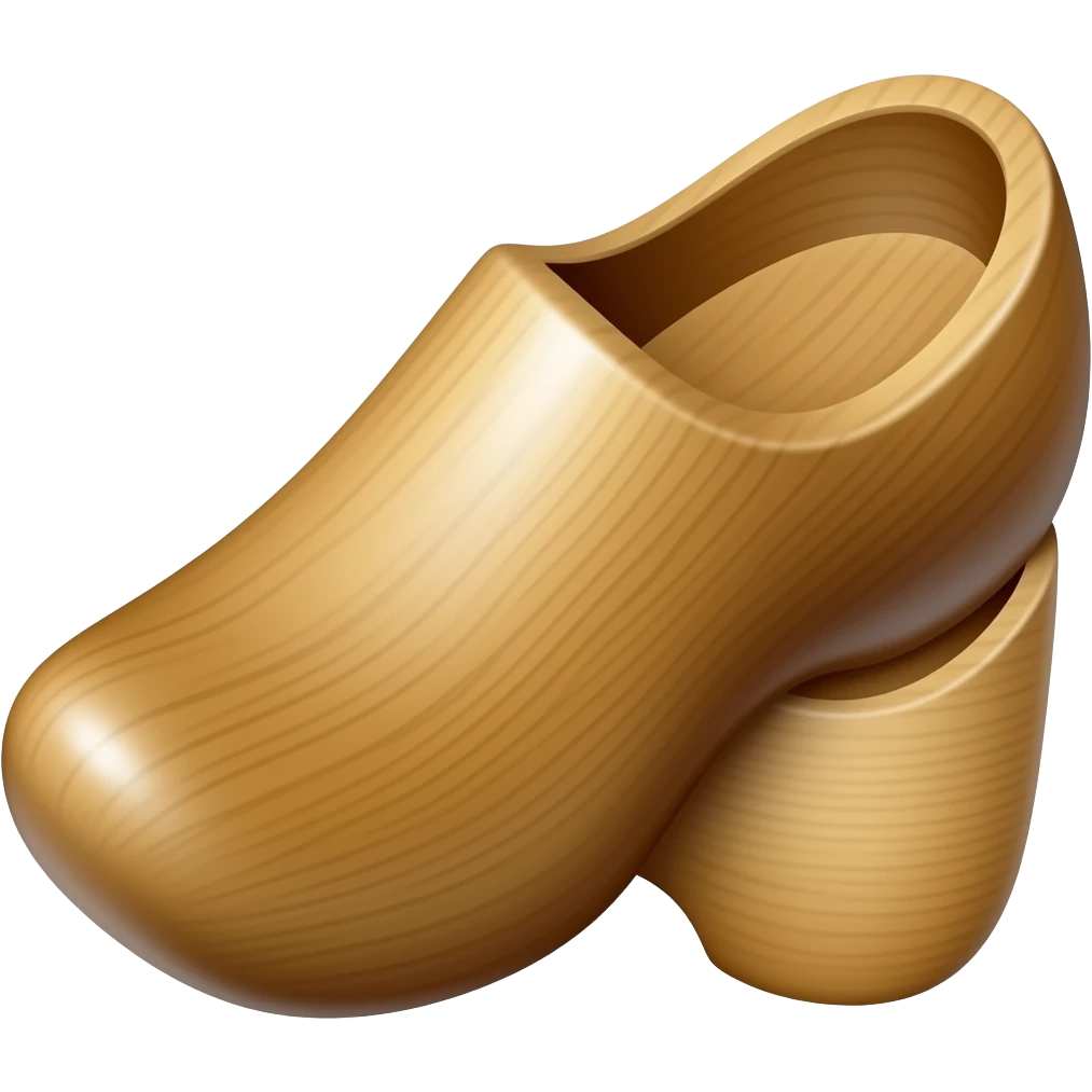 Dutch wooden shoe emoji