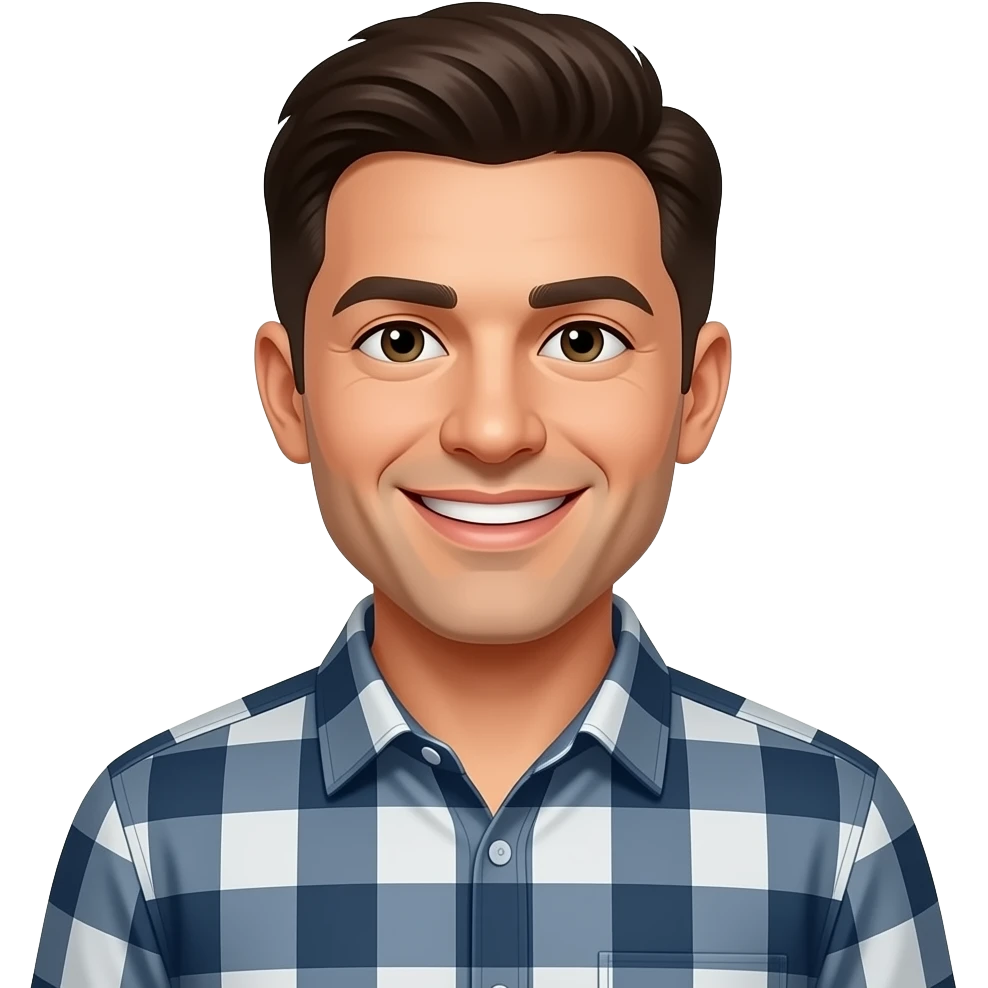 A guy with rizz emoji