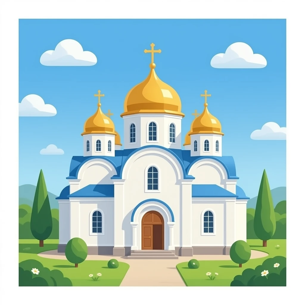an Orthodox church emoji