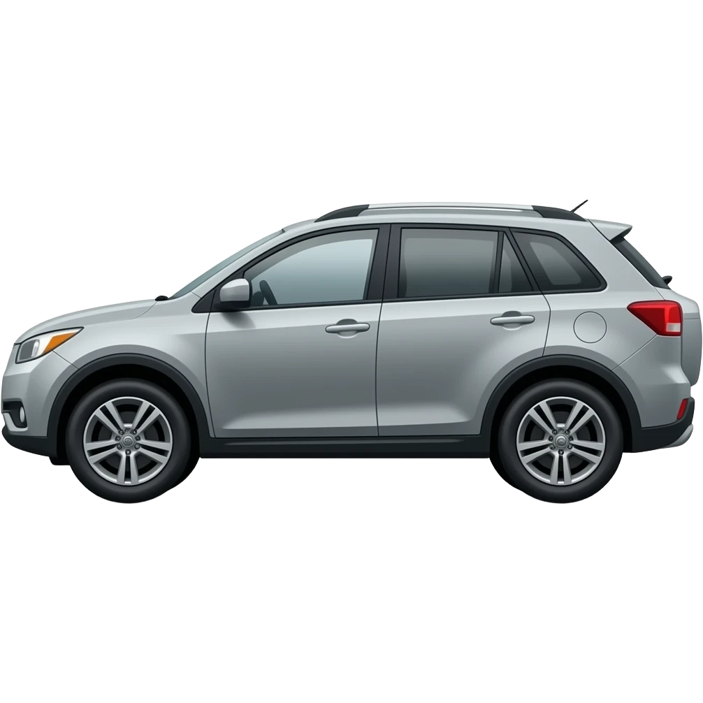 Grey suv mission emoji