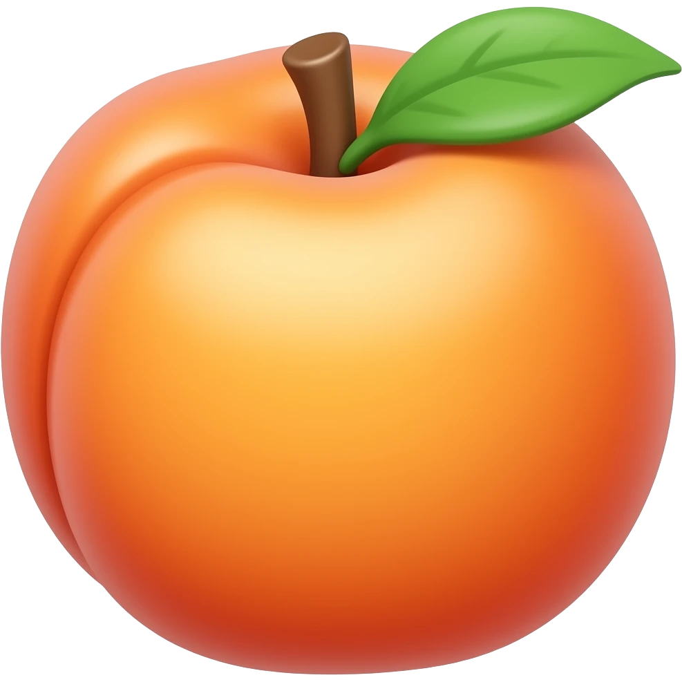 Peach emoji