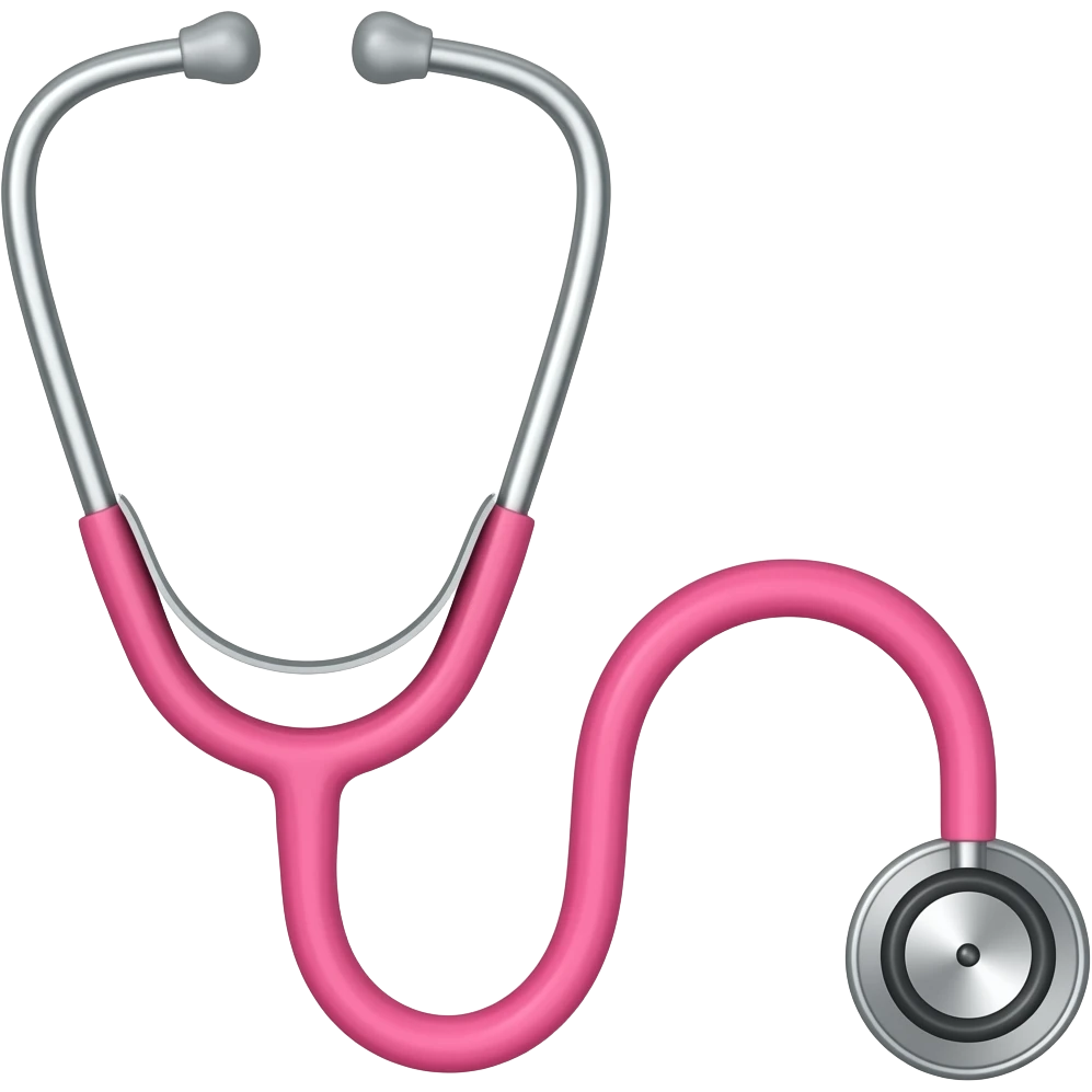 pink stethescope emoji