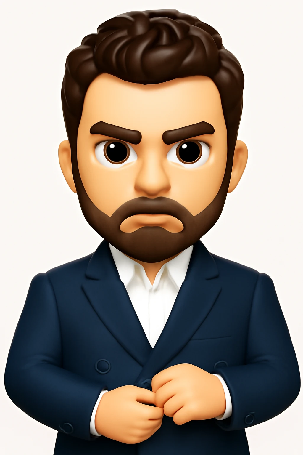 A 3D Apple-style emoji version of the uploaded image, preserving its colors, shapes, textures, and overall design, simplified into emoji form while keeping key details recognizable. Smooth glossy finish, soft shadows, high-quality render, minimal background emoji