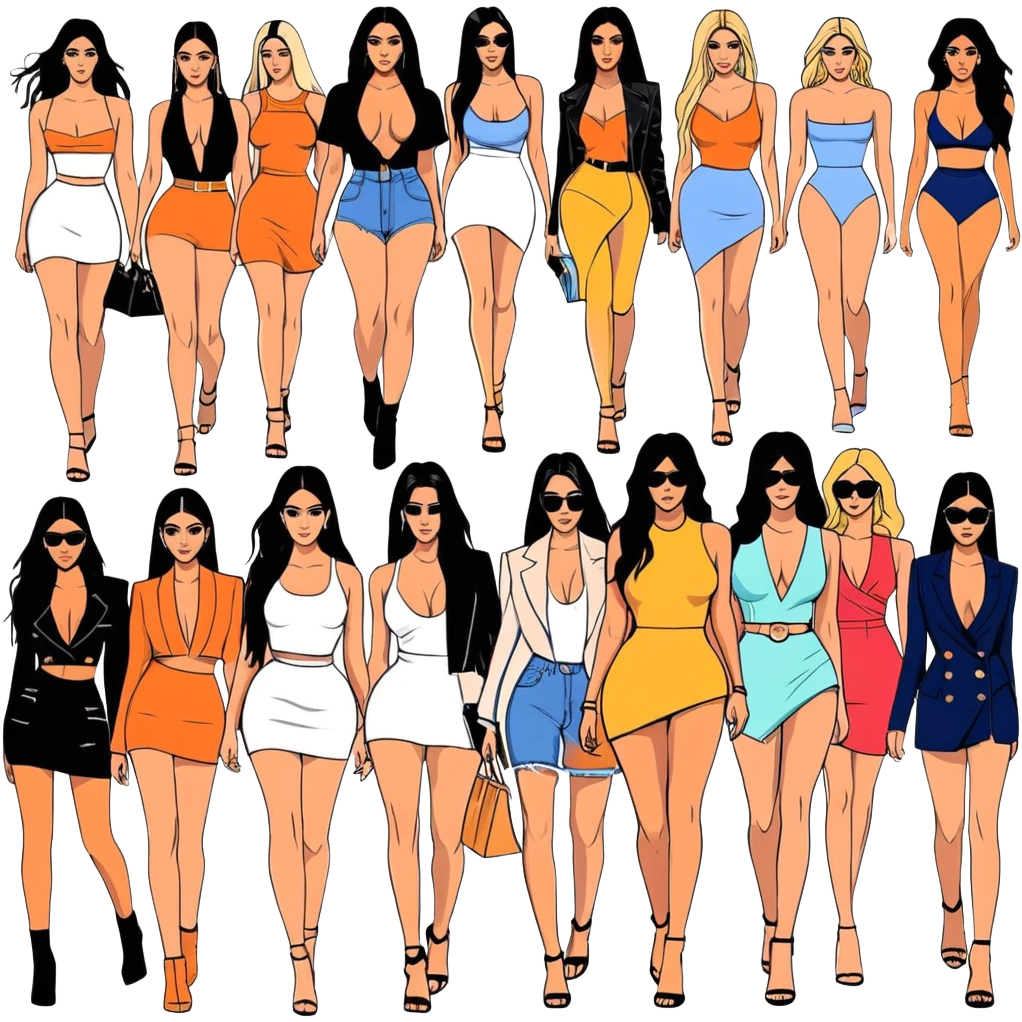 Josh King Madrid JetSet, Tefi Valenzuela, Ana Cheri, Valeria Orsini, Timiree, Kim Kardashian , Kylie Jenner, Narmin Assira, Jamie Maelani, Ashley Flores, Dan Fleyshman, DanielG, Shelby Sapp🔥🔥🔥 emoji