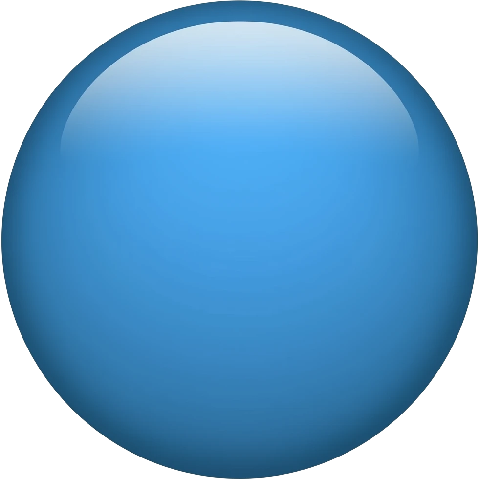 Blue Circle emoji