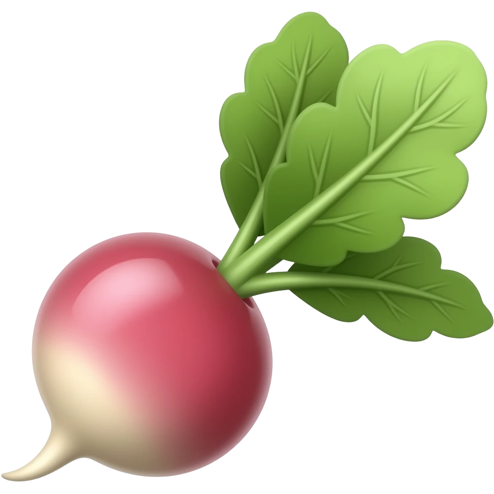 Radish emoji