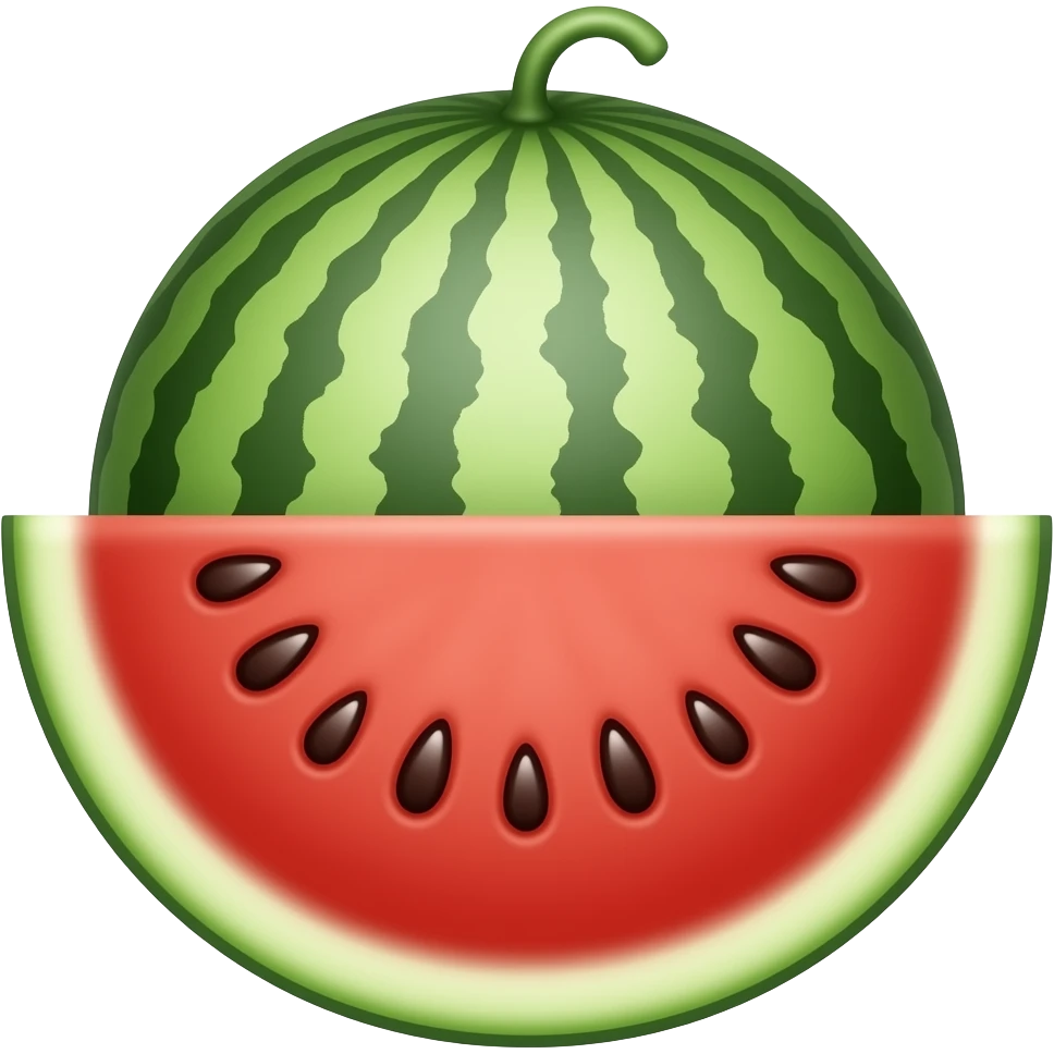 kırmızı karpuz emoji