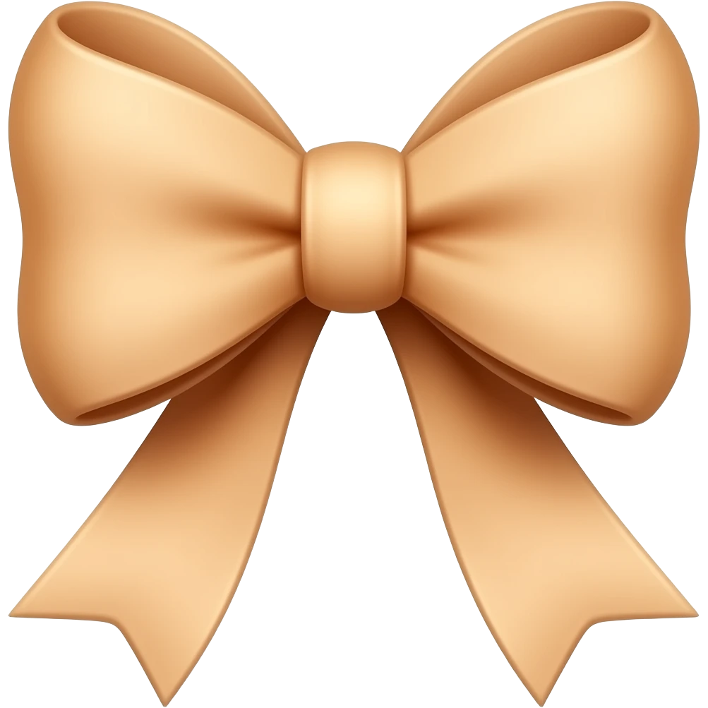 Create a bow in this style emoji