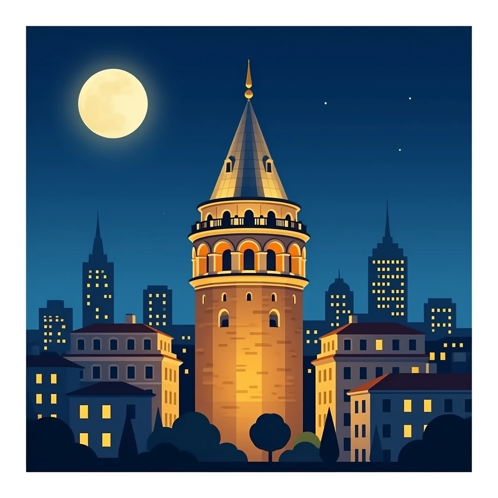 Galata kulesi emoji