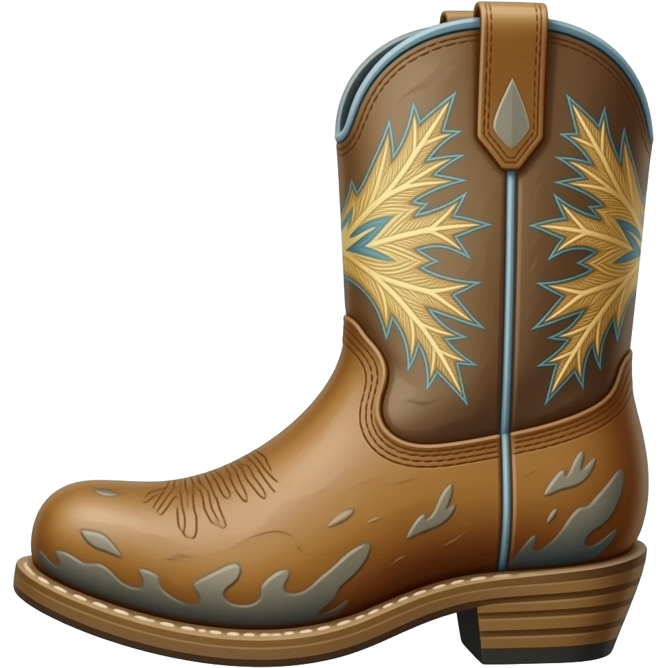 single colourful dirt biker boots emoji