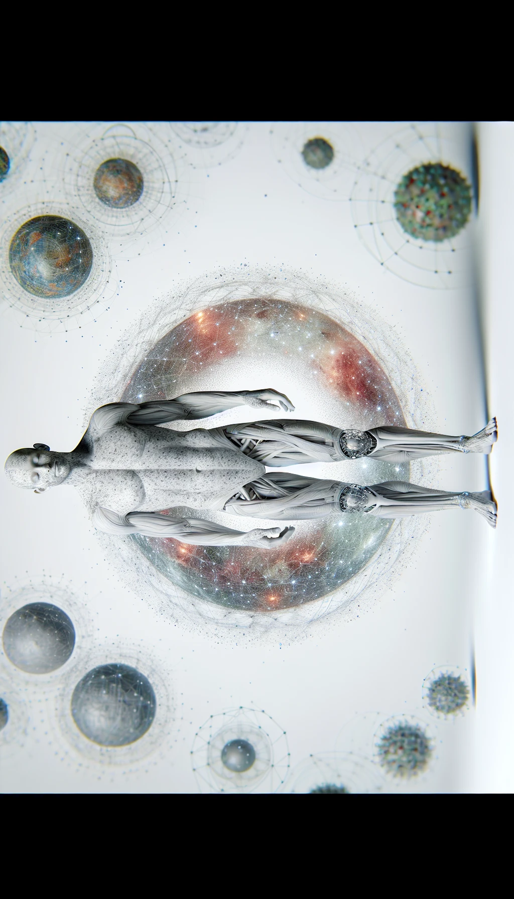 corpo umano anatomico a corpo intero con ginocchia visibili, con occhi chiusi sereno e in perfetta salute , isolato su sfondo bianco, iperrealistico 4k emoji