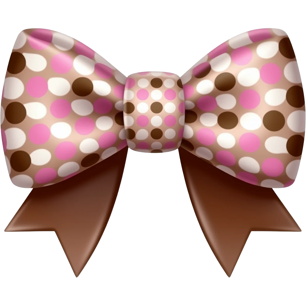 Coquette Chocolate bowtie emoji