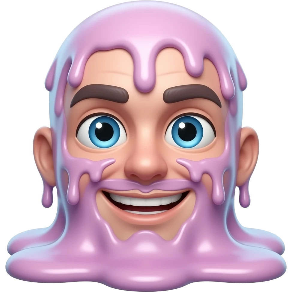 I need a flirty 3d melting emoji emoji