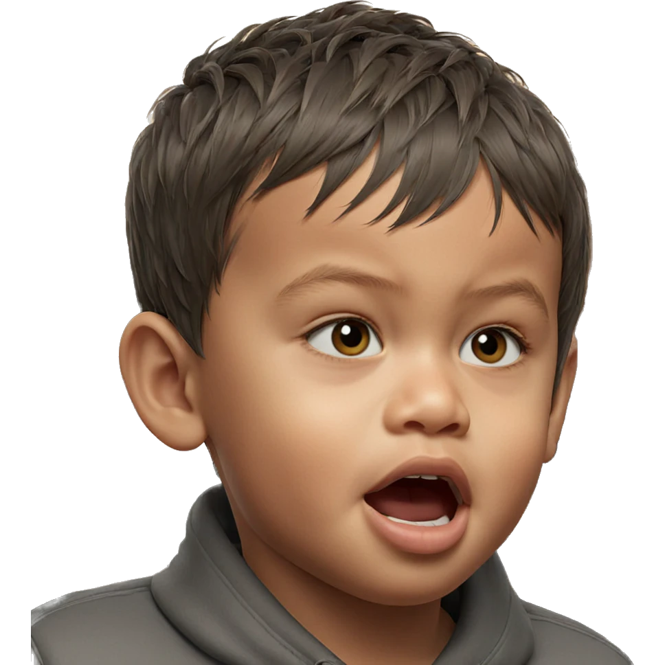 realistic meme of boy emoji