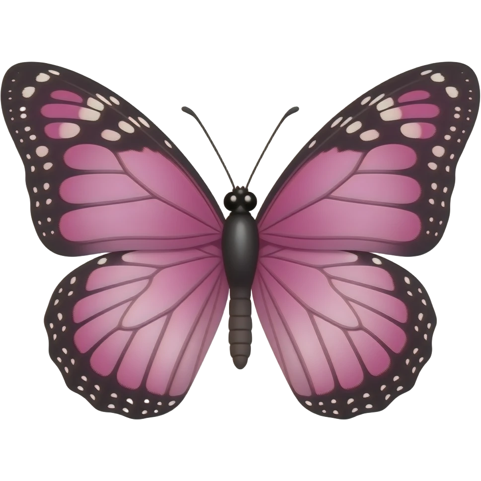 Butterfly pink emoji