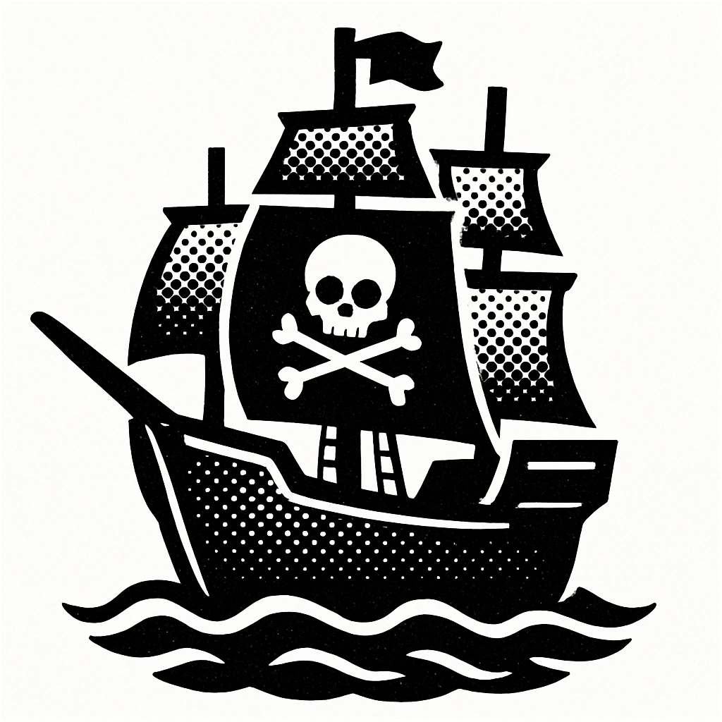 pirate ship emoji