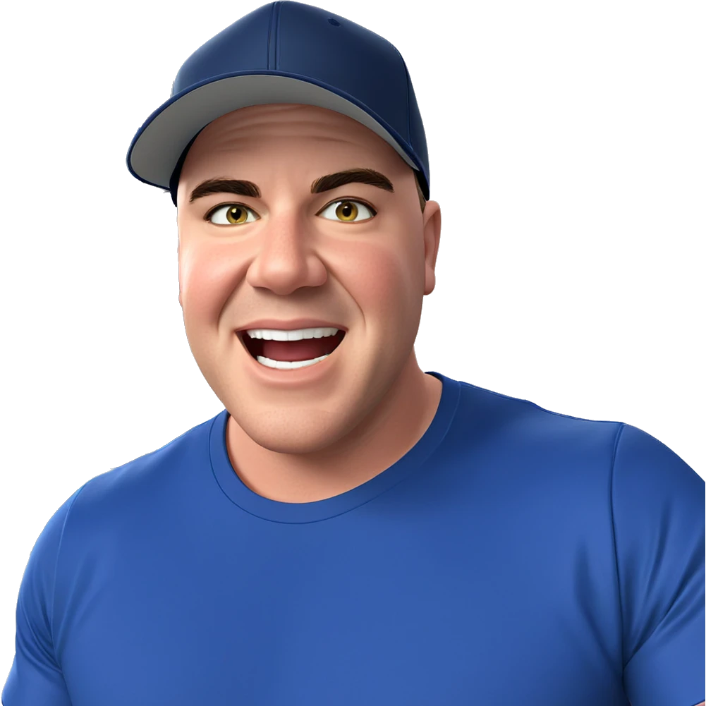 smiling boy in baseball cap emoji