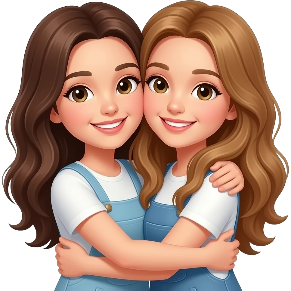 Best friend hug emoji