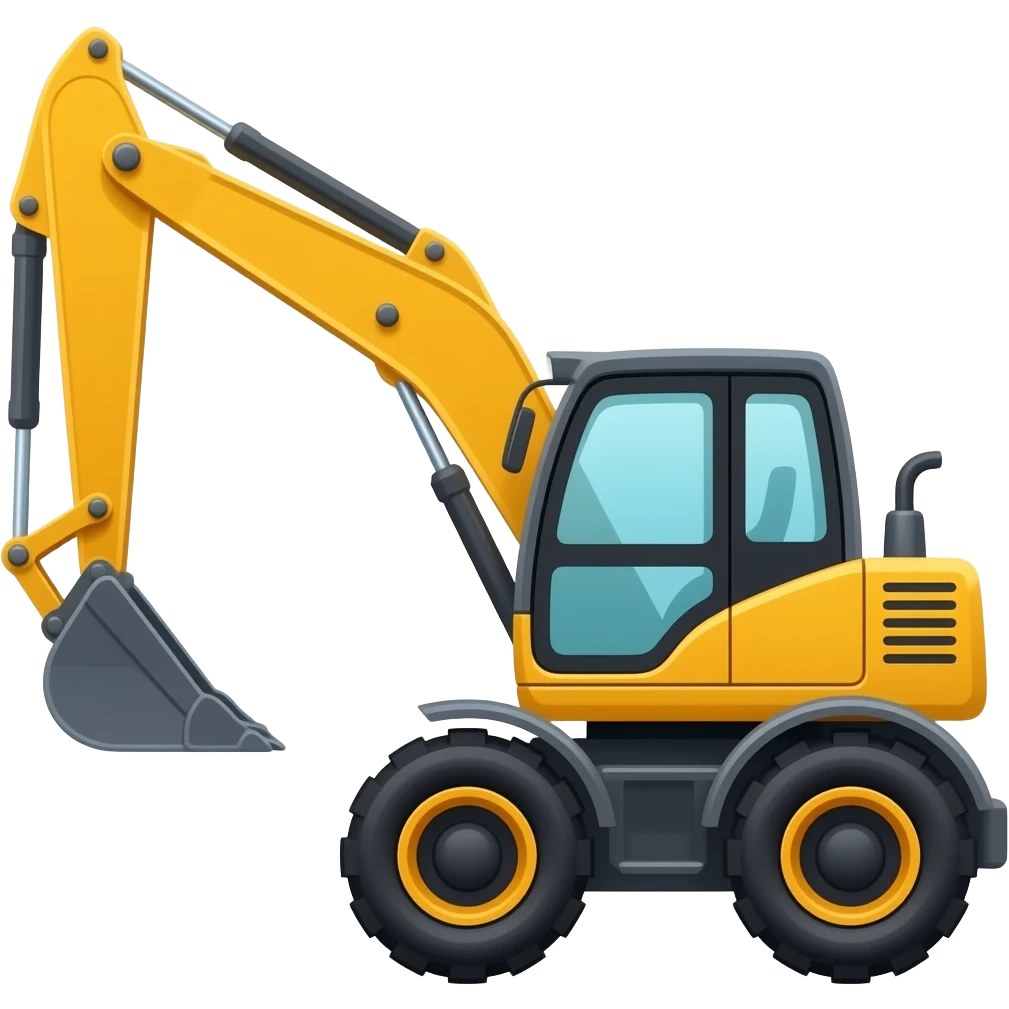 retroexcavadora emoji