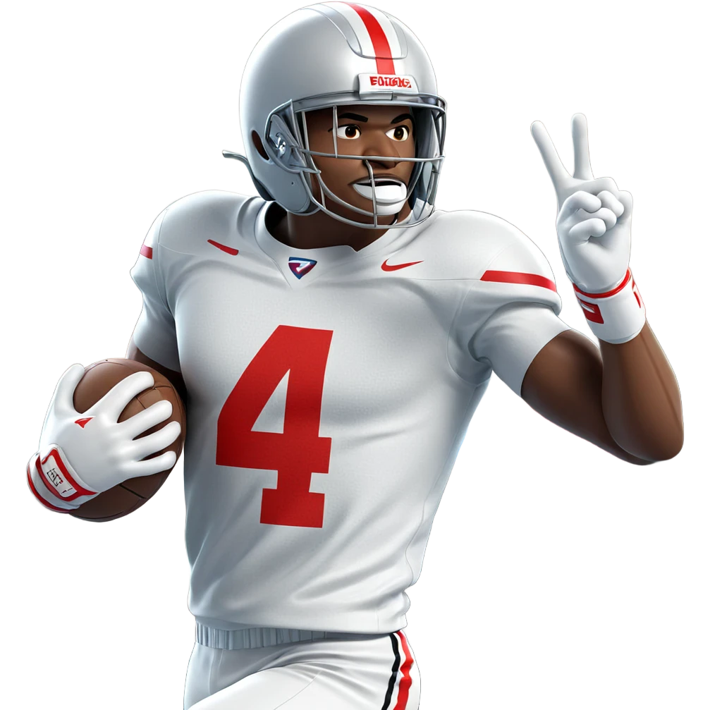 male athlete in sportswear emoji