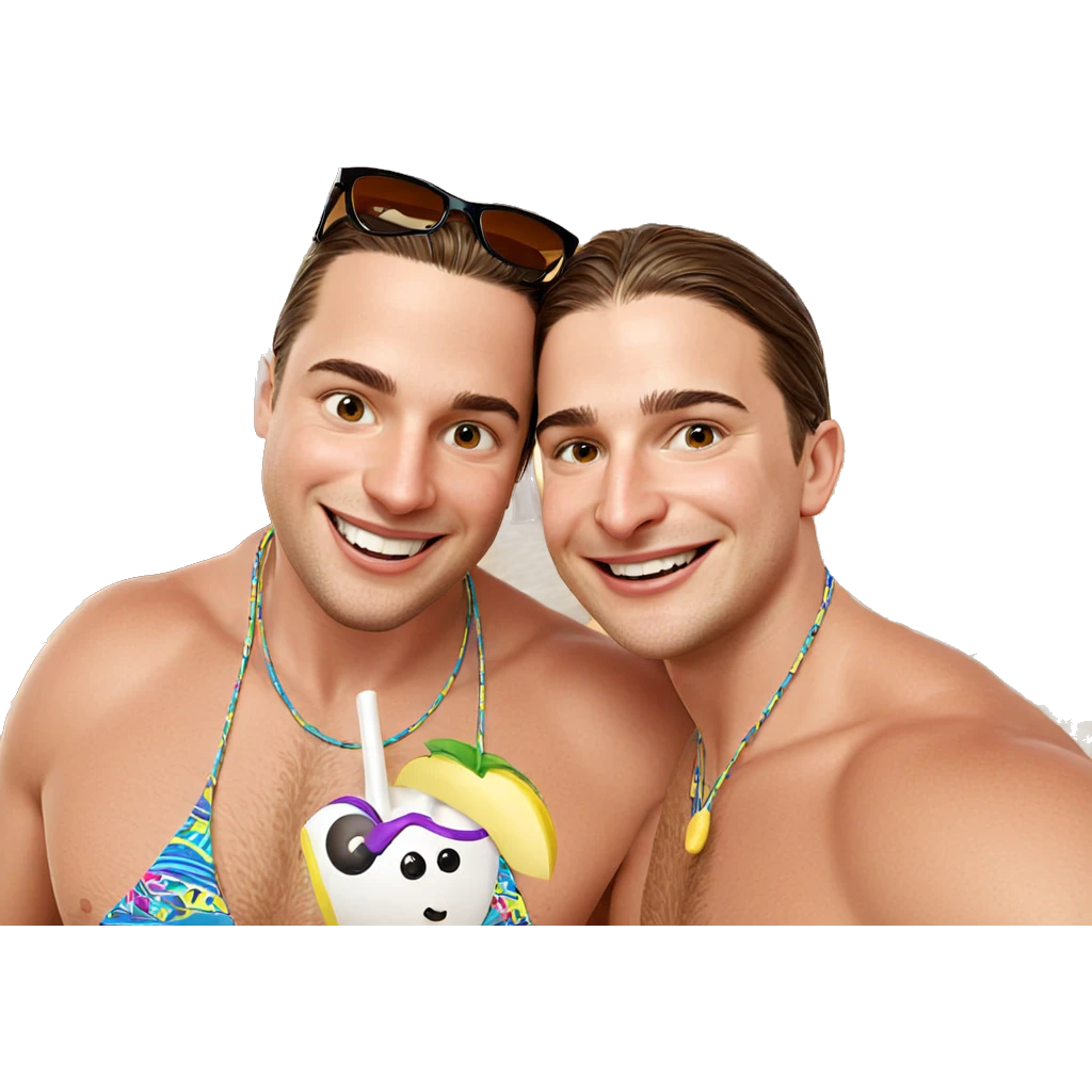 playful beach day vibes emoji