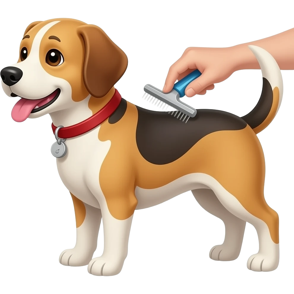 like a pet grooming style emoji