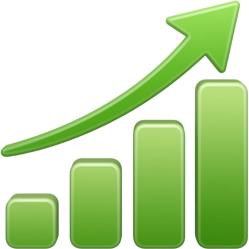 growth chart emoji